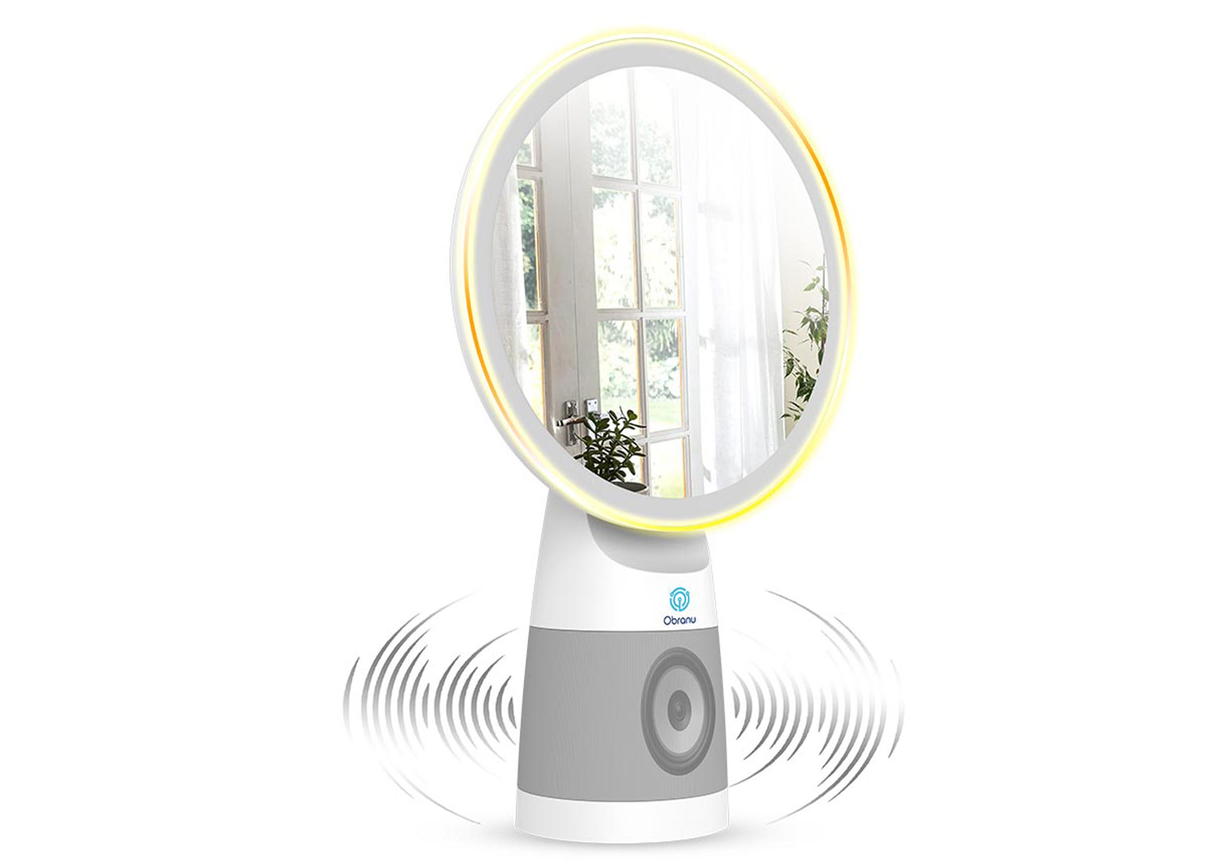 Obranu Multifunctional makeup mirror speaker