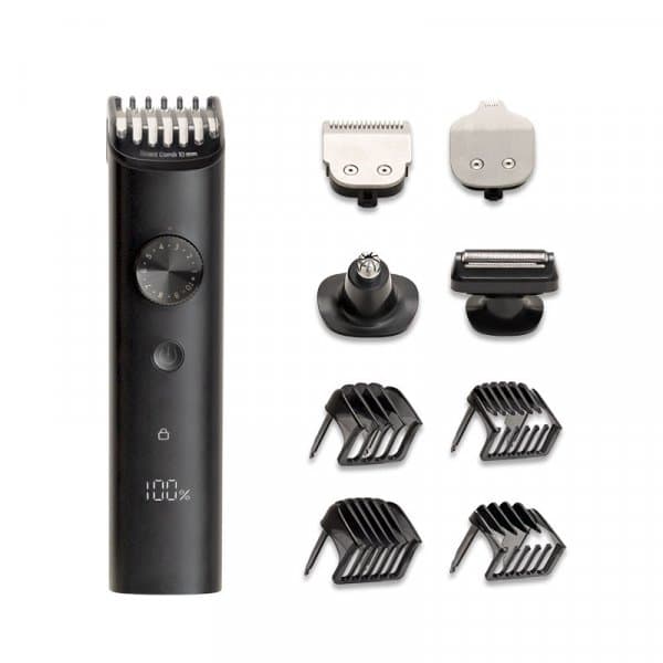 ماكينة حلاقة ذقن متعددة الاستخدامات للرجال أسود شاومي Xiaomi Black Grooming Kit Pro Beard Trimmer for Men