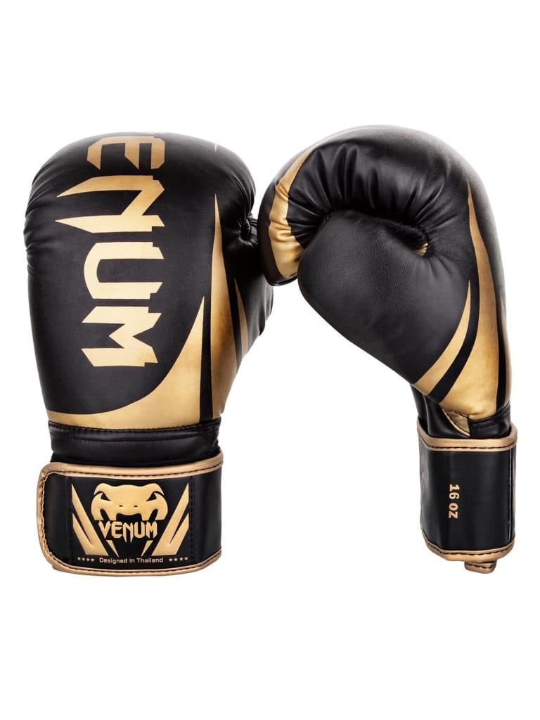 Venum Challenger 2.0 Boxing Glove Black|Gold Size 16 Oz