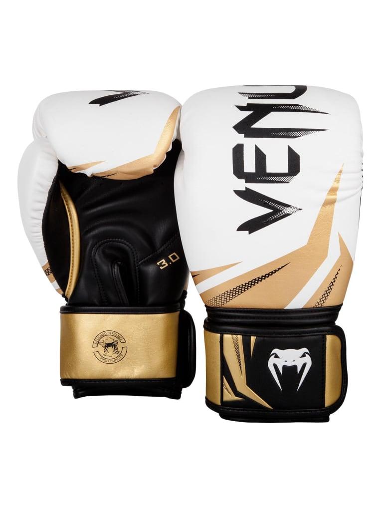 Venum Challenger 3.0 Boxing Glove White|Black|Gold