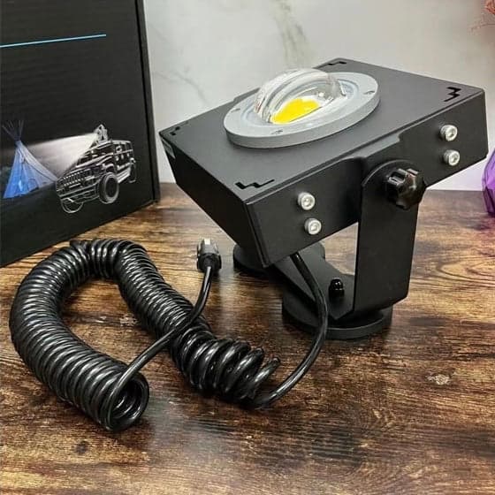 اضاءة كشاف ليد خارجي للرحلات على ولاعة السيارة 60 واط Graphene Lighting High Power LED Car Travel Light