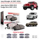 Jeep Wrangler JK Liberty Dodge Nitro - Carbon Fiber Ceramic Brake Pads by PowerStop NextGen - SW1hZ2U6MzE5ODgzNA==