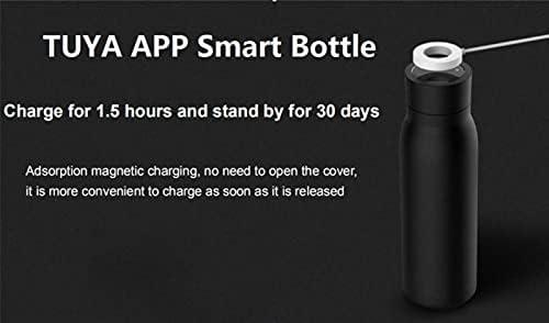مطارة ماء حار وبارد ذكية 600 مللي مع تطبيق تويا Tuya Smart Water Bottle With App