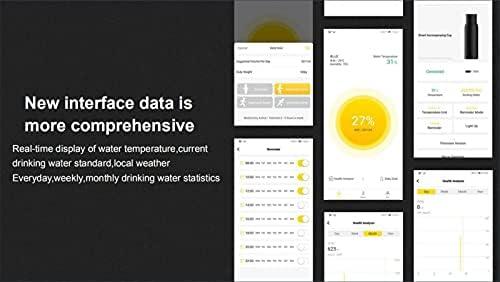 مطارة ماء حار وبارد ذكية 600 مللي مع تطبيق تويا Tuya Smart Water Bottle With App