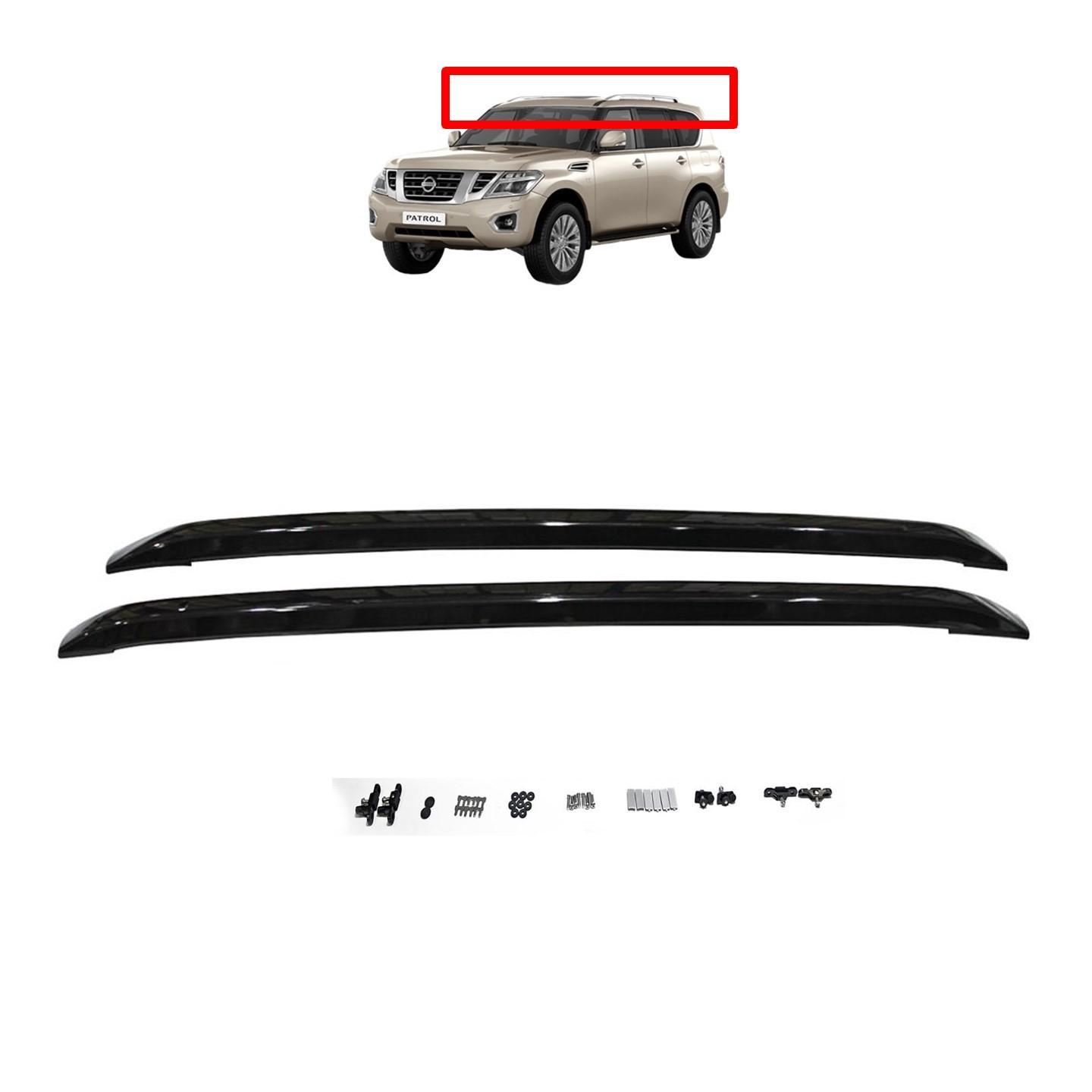 Smart Black Roof Rails Nissan Patrol Y62 (Nismo Edition)