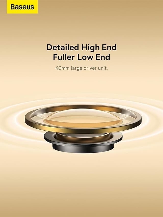 سماعة سماعة رأس لاسلكية بيسوس باوي D05 مع عزل الضجيج Baseus Bowie D05 Wireless Bluetooth Headphone