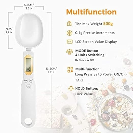 LCD Digital Food Spoon Scale - 346449