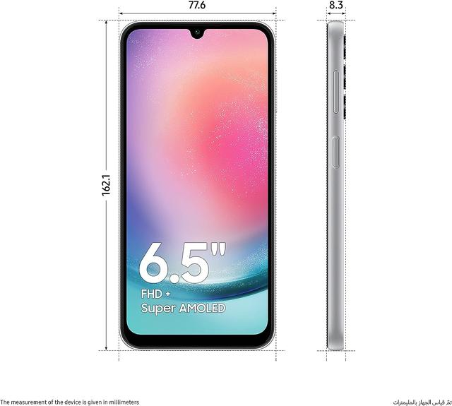 موبايل جوال سامسونج جالكسي اي 24 Samsung Galaxy A24 4G Smartphone