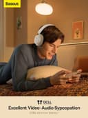 سماعة سماعة رأس لاسلكية بيسوس باوي D05 مع عزل الضجيج Baseus Bowie D05 Wireless Bluetooth Headphone