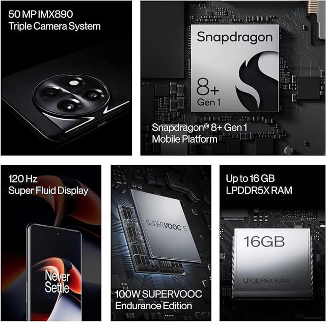 OnePlus 11R 5G Smartphone 16GB+256GB  - 723135