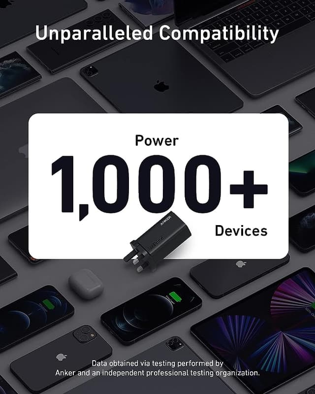 شاحن جداري انكر بتقنية جان برايم 120 واط Anker 737 Charger GaNPrime