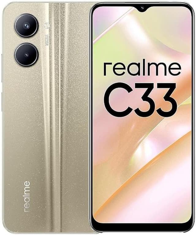 موبايل جوال ريل مي سي 33 رامات 4 جيجا – 128 جيجا تخزين Realme C33 Smartphone