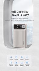 Recci RPB-P40 22.5W + PD20W Power Bank 10000Mah (Built-In Type-C + iOS Devices Cable)