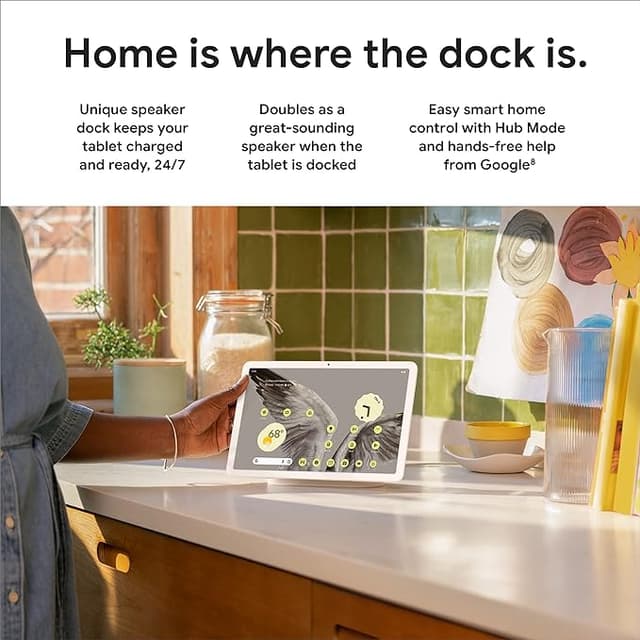 Google Pixel Tablet with Charging Speaker Dock