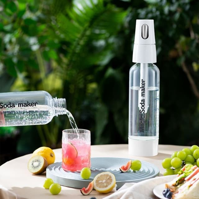 مكينة صنع مياه غازية وصودا 1 لتر Portable Soda Maker Machine