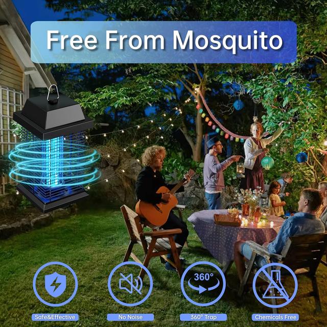 WVV 4200V Electric Mosquito Zappers Killer ,Electronic Light Bulb Lamp for Outdoor and Indoor
