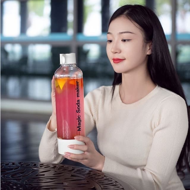 مكينة صنع مياه غازية وصودا 1 لتر Portable Soda Maker Machine