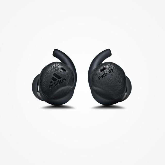 سماعات بلوتوث داخل الاذن 25 ساعة مقاومة للعرق والماء اديداس أسود ADIDAS Headphones FWD 02 True Wireless In Ear Sports Earbuds Run - SW1hZ2U6MTY4MTU0NA==