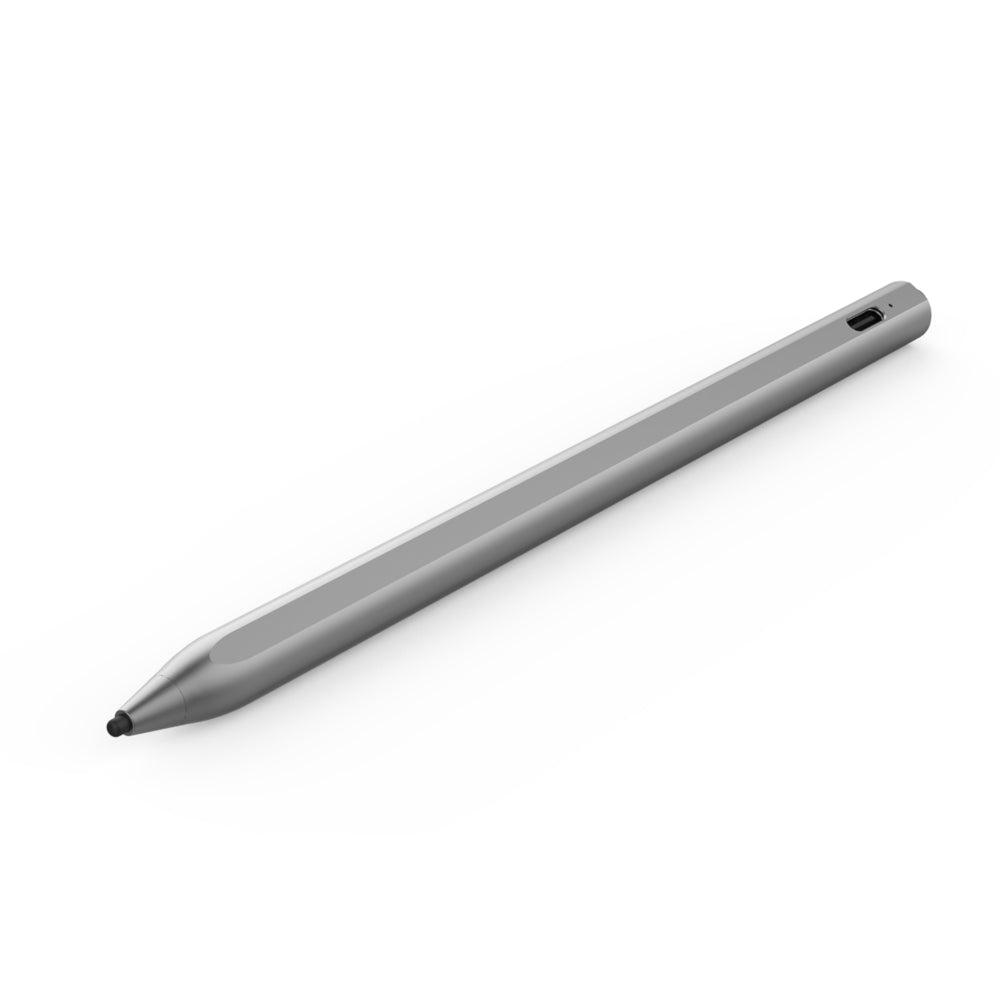 ADONIT Neo Duo Stylus - Dual-Mode For iPhone & iPad - Magnetically Attachable - Silver