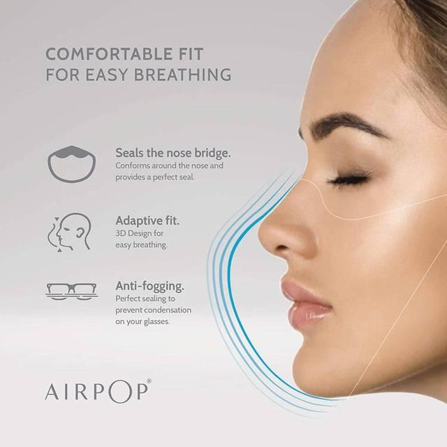 كمامة وجه أسود وأخضر اير بوب AirPOP Active Face Mask - SW1hZ2U6MTY1NjEwOA==