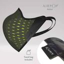 كمامة وجه أسود وأخضر اير بوب AirPOP Active Face Mask - SW1hZ2U6MTY1NjExMw==