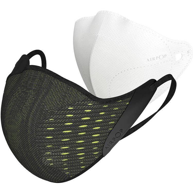 AirPOP Active Face Mask - Black/Green