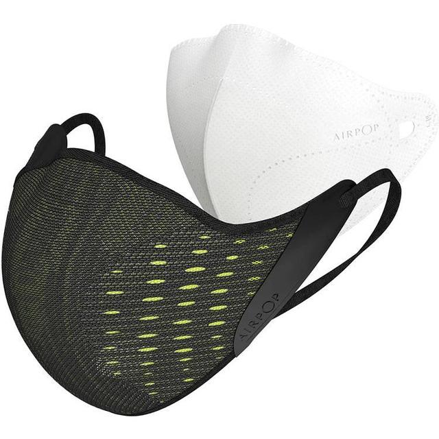 كمامة وجه أسود وأخضر اير بوب AirPOP Active Face Mask - SW1hZ2U6MTY1NjEwNA==