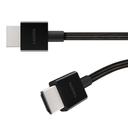 سلك اتش دي 4K بطول 2 متر بيلكن أسود  BELKIN 4K Ultra High Speed HDMI 2.1 Braided Cable 2 Meter - SW1hZ2U6MTY3OTc5NA==