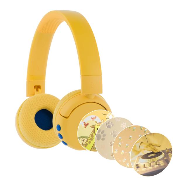 BUDDYPHONES POP Fun Bluetooth Wireless Headset - Sun Yellow - SW1hZ2U6MTY4MDg1NQ==