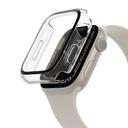 حماية ساعة ابل 8 مقاس 40 /45  زجاج صلب مع مضاد للصدمات بيلكن شفاف  Belkin Apple Watch Series 8 TemperedCurve 2-in-1 Treated Screen Protector + Bu - SW1hZ2U6MTY4MDY4Mg==