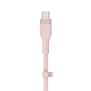 كيبل شحن ايفون 1 متر سيليكون زهر بيلكن Belkin BOOST CHARGE™ Flex USB-C to Lightning Connector Soft-touch Silicone - SW1hZ2U6MTY1NDQxMQ==