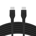 Belkin - Cable - Silicone - C to C - 2.0 - 100W - 3M - Black - SW1hZ2U6MTY3OTY0Nw==