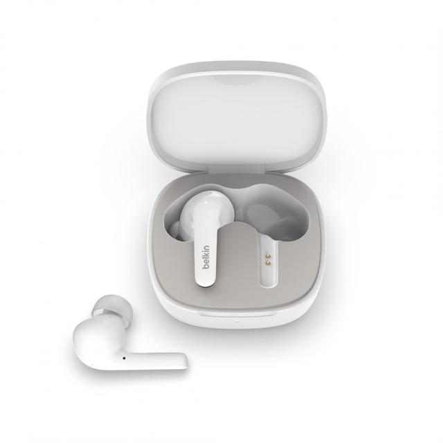 Belkin SoundForm Flow True Wireless Earbuds - White - SW1hZ2U6MTY1NDE0OA==