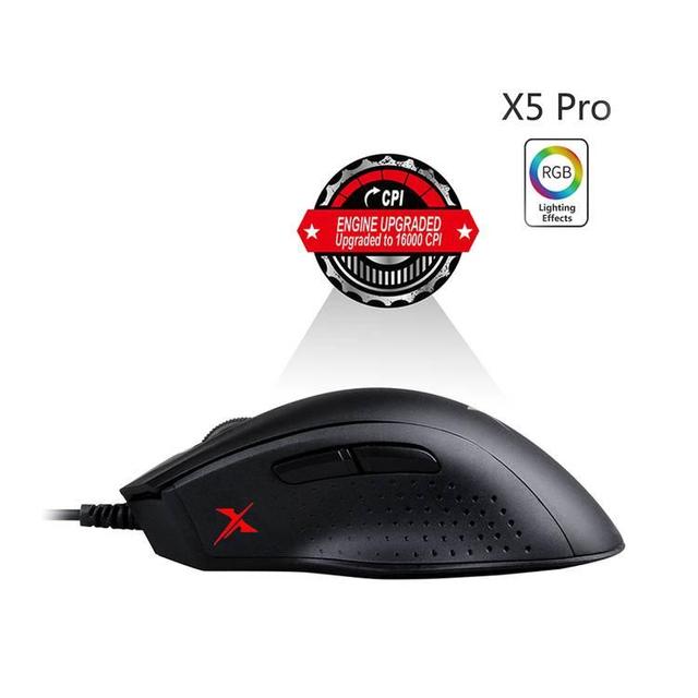 Bloody X5 Pro RGB Gaming Mouse with Adjustable 16000 CPI - SW1hZ2U6MTY1Mzk2MA==