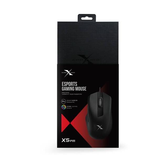ماوس قيمنق سلكي أسود بلودي Bloody X5 Pro RGB Gaming Mouse with Adjustable 16000 CPI - SW1hZ2U6MTY1Mzk3MA==
