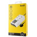 توصيلة كهربائية مع منافذ يو اس بي 24 واط لون ابيض من  بودي Budi Home Charger De Maison 24 Watt White - SW1hZ2U6MTY1MTkwNg==