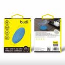 شاحن لاسلكي 15و10و7.5و5 واط لون ازرق من بيودي Budi Wireless Charger 15W / 10W / 7.5W / 5W - SW1hZ2U6MTY1MTc1NQ==