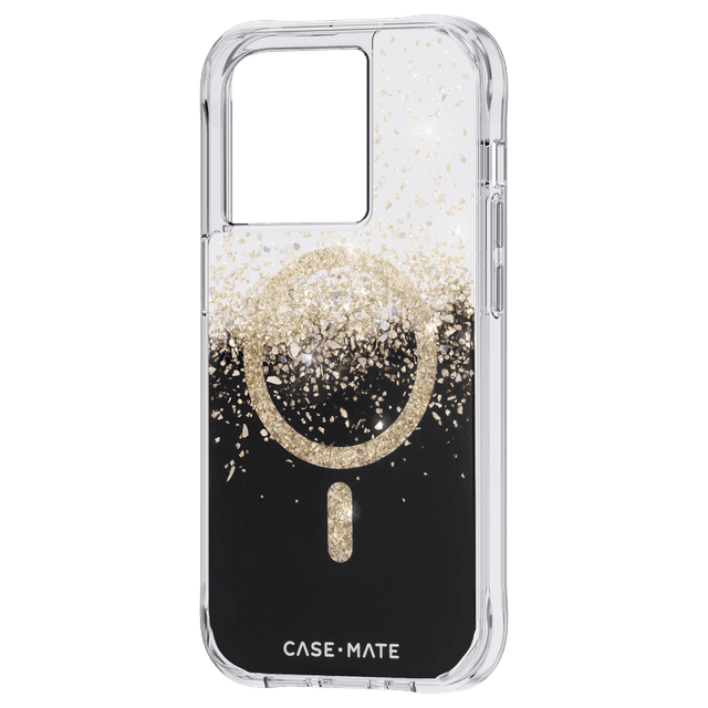كفر جوال ايفون لجوال ايفون 14 برو مع ماج سيف كيس ميت شفاف وأسود  CASE MATE iPhone 14 Pro Karat Onyx Case with Magsafe - SW1hZ2U6MTY4MDcxMg==