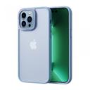 جراب ايفون 14 اطار معدني لون ازرق من كوما Comma Joy Elegant Metal Frame Anti Shock Case for iPhone 14 ( 6.1" ) Blue - SW1hZ2U6MTY1MTYxMA==