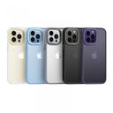 Comma Joy Elegant Metal Frame Anti-Shock Case for iPhone 14 ( 6.1" ) - Gray - SW1hZ2U6MTY1MTYwNQ==