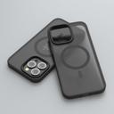 Comma Joy Elegant Metal Magnet Anti-Shock Case for iPhone 14 ( 6.1" ) - Black - SW1hZ2U6MTY1MTUzOQ==