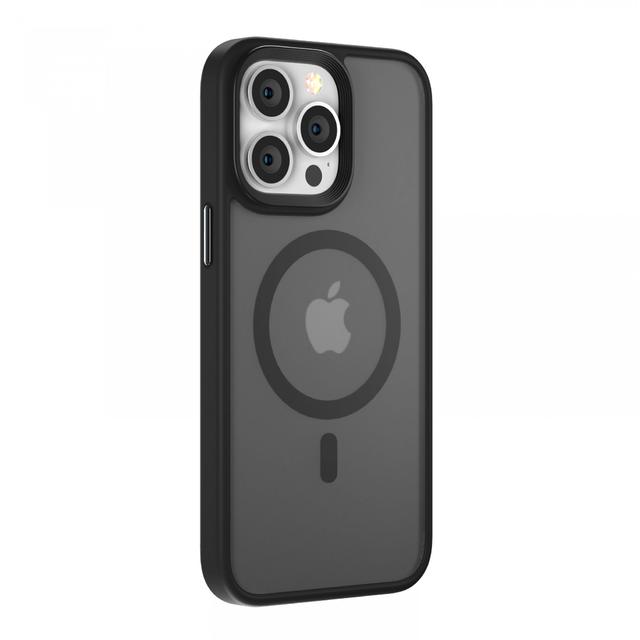 Comma Joy Elegant Metal Magnet Anti-Shock Case for iPhone 14 ( 6.1" ) - Black - SW1hZ2U6MTY1MTUzNQ==