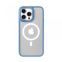 Comma Joy Elegant Metal Magnet Anti-Shock Case for iPhone 14 ( 6.1" ) - Blue - SW1hZ2U6MTY1MTUyOA==