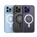 Comma Joy Elegant Metal Magnet Anti-Shock Case for iPhone 14 Plus ( 6.7" ) - Blue - SW1hZ2U6MTY1MTUxMQ==