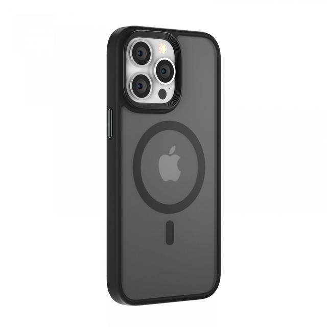Comma Joy Elegant Metal Magnet Anti-Shock Case for iPhone 14 Pro Max ( 6.7" ) - Black - SW1hZ2U6MTY1MTQ4Mw==