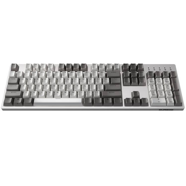 Durgod Fusion Nature White (Cherry Red Switch) Wireless Mechanical Keyboard -White