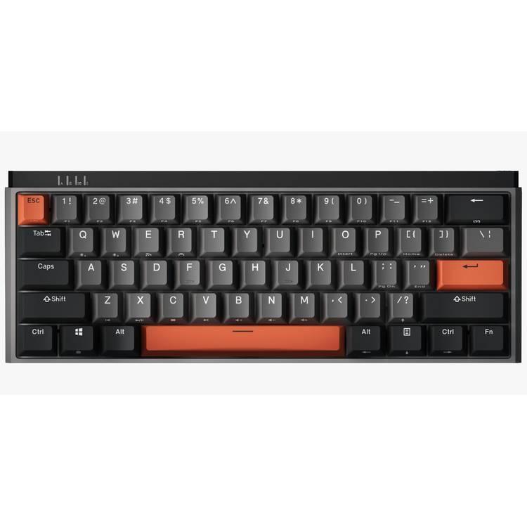 كيبورد ميكانيكي لاسلكي أسود برتقالي دورجود Durgod K330w No Entry Wireless Mechanical Keyboard