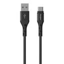 وصلة تايب سي 2 متر لون اسود من اينرجيزر ENERGIZER CABLE USB-C BRAIDED AND METAL 2M BLACK - SW1hZ2U6MTY3OTMxNA==