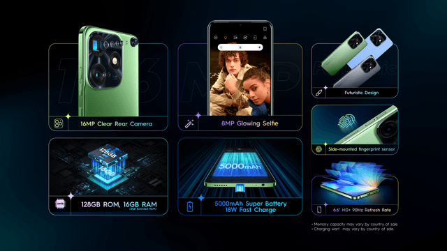 Tecno Spark 10C Smartphone 4/128GB