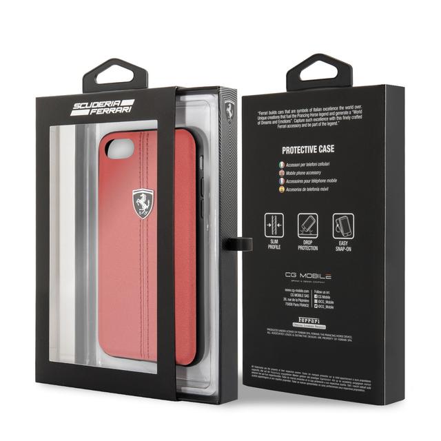 Ferrari Heritage Hard Case for iPhone 8 / 7 - Red - SW1hZ2U6MTY0NTMxMA==